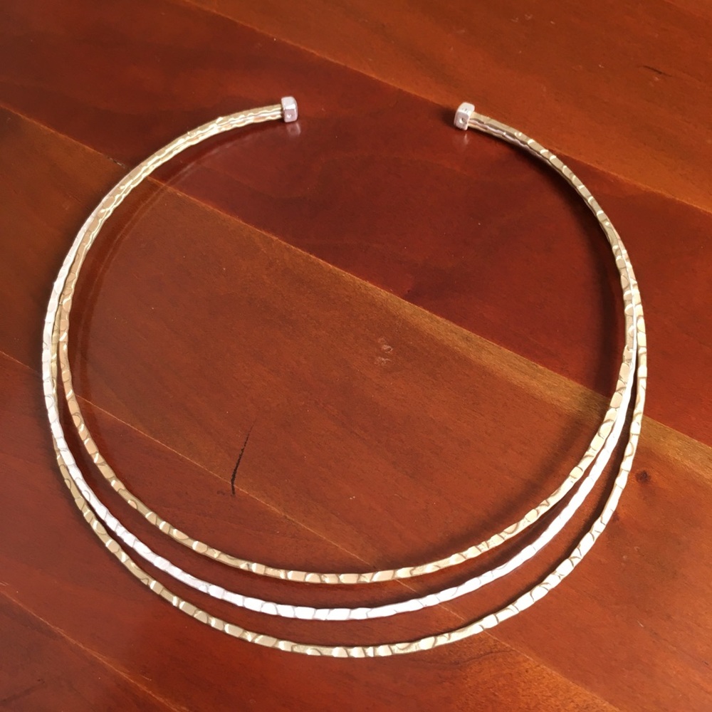 Silver and Gold Choker